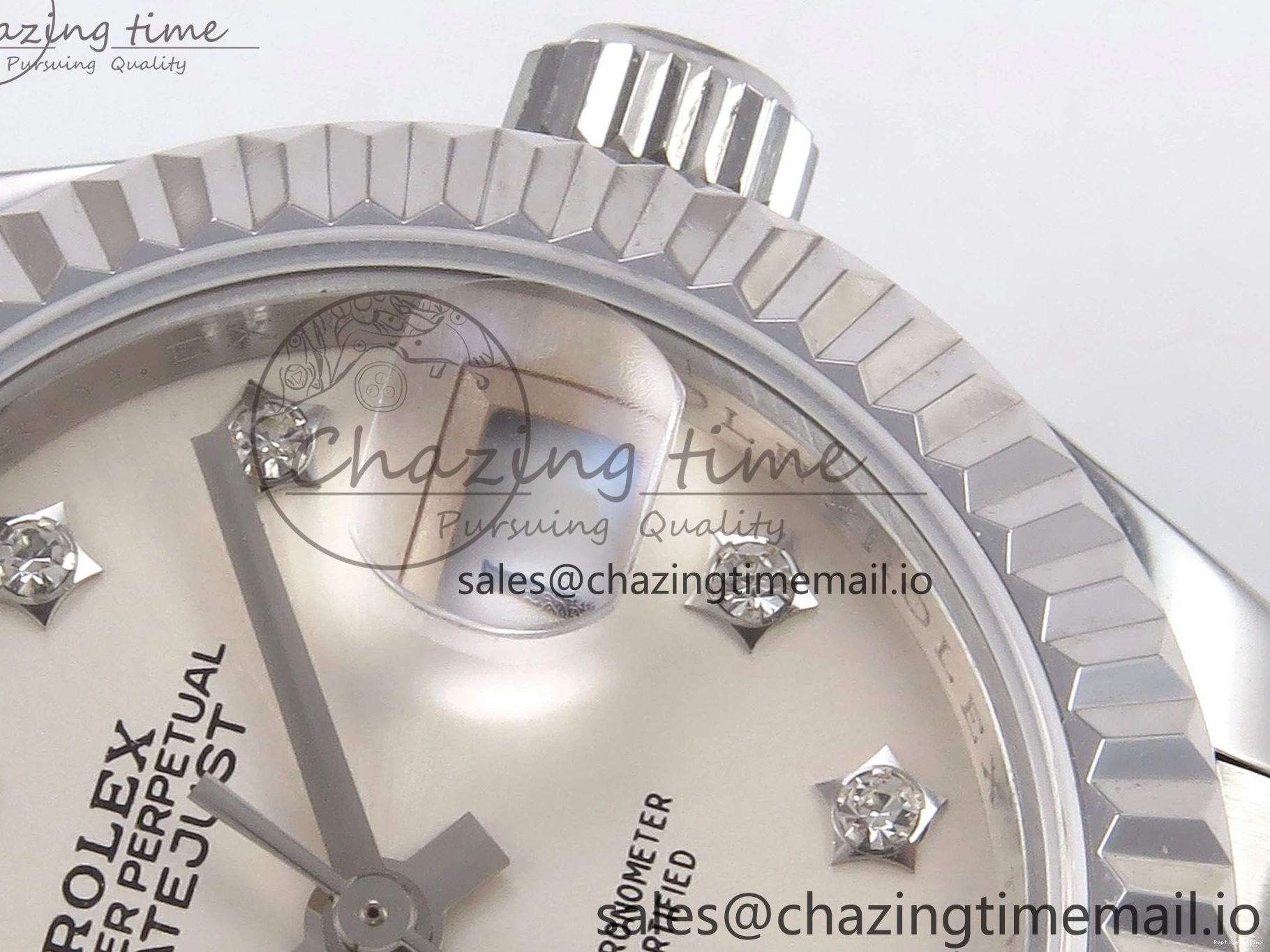 0115 DateJust 28MM 279174 SS GMF 1:1 Best Edition 904L Steel Silver Star Diamonds Dial on Jubilee Bracelet A Trendy 1140